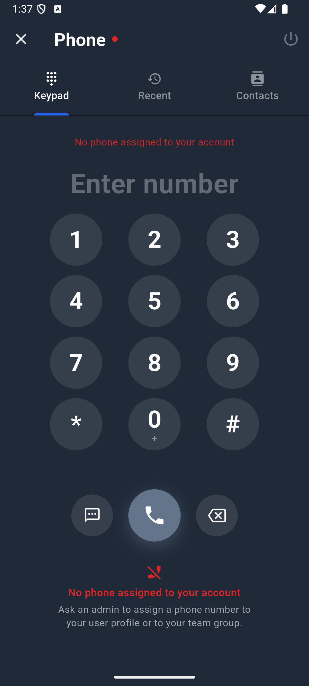 Phone still offline after restarting