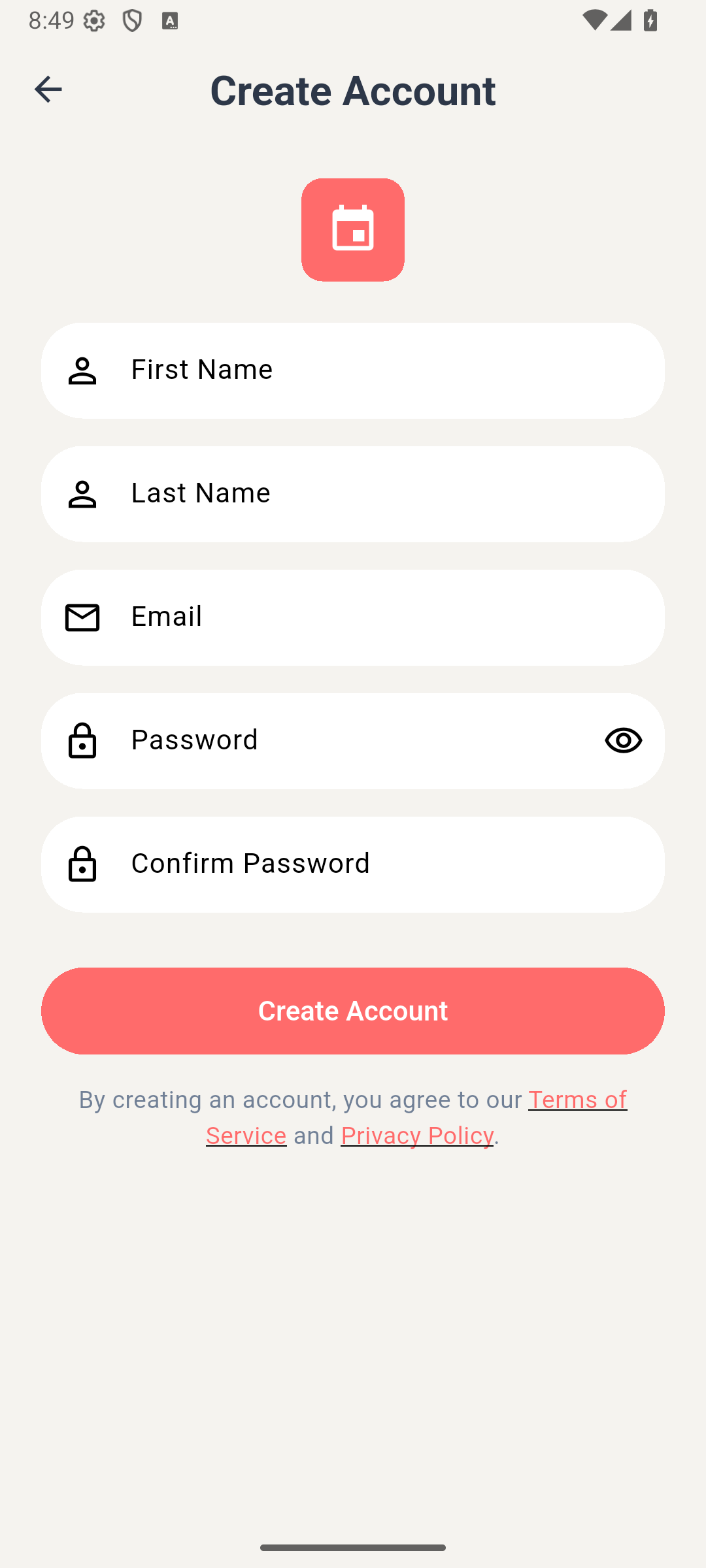 Attendee signup fields
